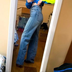 GARAGE 1 wide leg high waist jeans